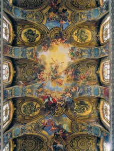 Антуан Койпел, де Ла Фоссе, Жувенет (fresco)poli нараар чимэглэсэн хааны сүмийн булангийн фрескууд autorstwa Antoine Coypel