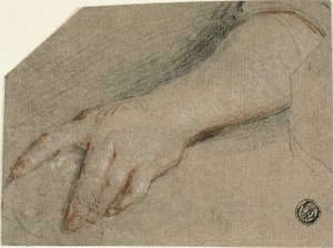 Wskazywanie ręką i przedramieniem autorstwa Antoine Coypel