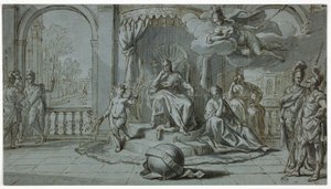 Aleksander Wielki planuje podbój świata autorstwa Antoine Dieu