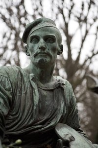 Grób Jean Louis Andre Theodore Gericault (1791-1824) (brąz) autorstwa Antoine Etex