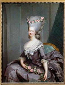 Portret Marii Teresy Louise de Savoie Carignan, księżnej Lamballe autorstwa Antoine François Callet