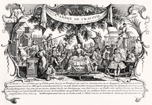 Drzewo Krakowskie, 1742 autorstwa Antoine Humblot