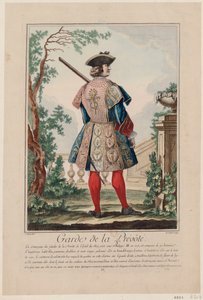 Gwardia Naczelna, 1756. autorstwa Antoine Jean De Fehrt