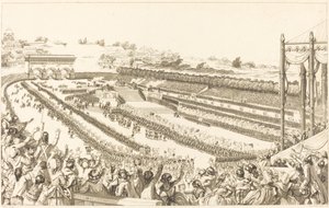 Federation Generale de Francais na Polu Marsowym 14 lipca 1790 r autorstwa Antoine Jean Duclos after Charles Monnet