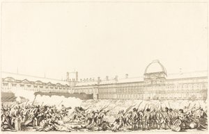 Dzień 10 sierpnia 1792 r. autorstwa Antoine Jean Duclos after Charles Monnet