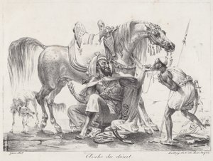Arab pustynny (Arab pustynny) autorstwa Antoine Jean Gros