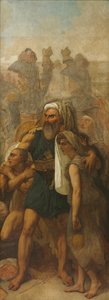 Rodzina egipska (szkic do „Bitwa pod piramidami”) autorstwa Antoine Jean Gros