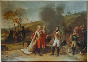 Rozmowa Franciszka II i Napoleona I po bitwie pod Austerlitz ... autorstwa Antoine Jean Gros
