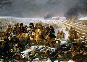 Napoleon na polu bitwy pod Eylau, 1807 autorstwa Antoine Jean Gros