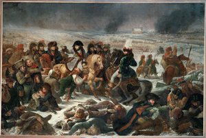 Napoleon na polu bitwy pod Eylau, wygranej 9 lutego 1807 r. przez wojska francuskie nad Rosjanami i Prusakami ... autorstwa Antoine Jean Gros