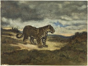 Jaguar stojący autorstwa Antoine Louis Barye