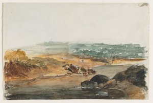 Krajobraz (prosto) autorstwa Antoine Louis Barye
