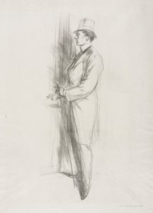 Sir Max Beerbohm autorstwa Antoine Louis Barye