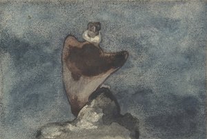 Sęp, 1810-75. autorstwa Antoine Louis Barye