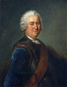 Portret marszałka polnego Jamesa Keitha autorstwa Antoine Pesne