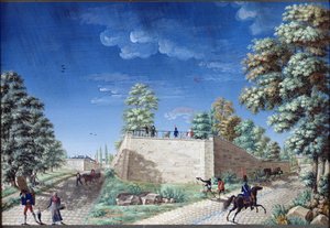 Widok na taras na obrzeżach Paryża, ok.1810