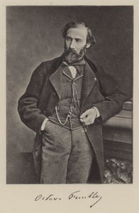 Octave Feuillet, francuski powieściopisarz i dramaturg (zdjęcie czarno-białe) autorstwa Antoine Samuel Adam Salomon