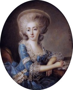 Madame de Montesson (1738-1806), autor: Antoine Vestier (1740-1824) autorstwa Antoine Vestier