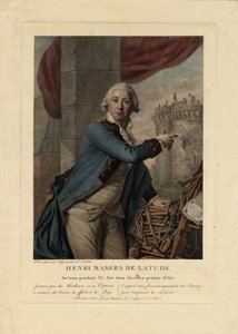 Portret Henri Masers de Latude 1725-1805, 1790