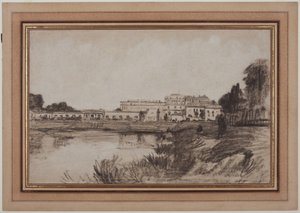 Widok na Wersal autorstwa Antoine Vollon