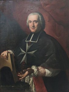 Portret wielkiego przeora Giovanniego Domenico Mainardiego autorstwa Antoine de Favray