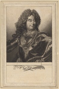 Louis Hector, książę Villars autorstwa Antoine de Marcenay