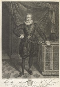 Portret połówkowy Henryka IV (grafit na papierze)
