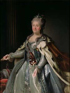 Portret Katarzyny II (1729-96) autorstwa Anton Albertrandi