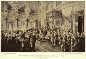 Otwarcie Reichstagu przez cesarza Wilhelma II