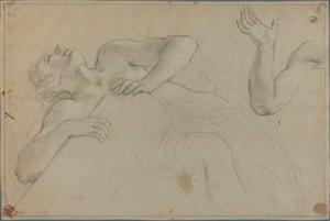 Satyr oparty o kolumnę autorstwa Anton Domenico Gabbiani