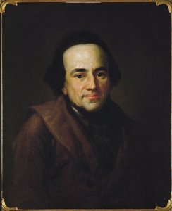 Moses Mendelssohn, niemiecki filozof (olej na płótnie)