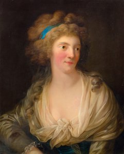 Księżniczka Fryderyka Charlotte z Prus 1767-1820, księżna Yorku i Albany. autorstwa Anton Graff