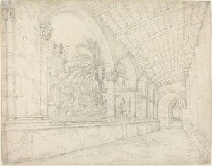 Klasztor Santa Maria di Gesù w Palermo autorstwa Anton Hallmann
