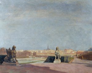 Widok na Wiedeń z Belvedere