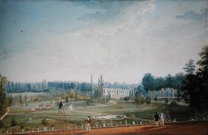 Zamek i park Ris-Orangis, ok. 1811 (wc na papierze)