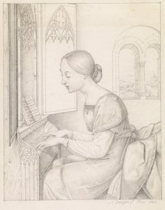 Święta Cecylia autorstwa Anton Josef Dräger