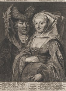 Św. Pepin I i jego córka, Św. Begga, 1732.