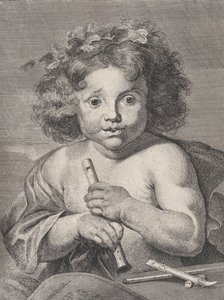 Młody Bachus, trzymający flet, 1728.