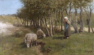 Wydma Dekkers, autor: Anton Mauve autorstwa Anton Mauve