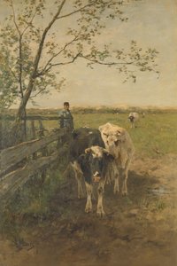 Zakręt mleczny autorstwa Anton Mauve
