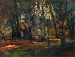 jesienny las autorstwa Anton Müller Wischin