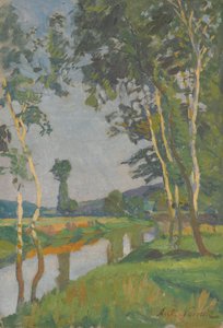 Słoweński: Brzozy nad wodą
