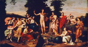Apollo i Trzy Gracje, ok. 1750-60