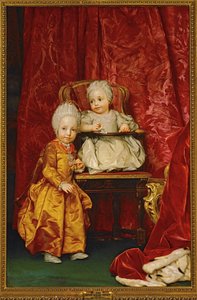 Arcyksiążę Ferdynand i arcyksiężna Maria Anna Austriacka ... (obraz na płótnie) autorstwa Anton Raphael Mengs