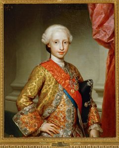 Niemowlę Antonio Pascual de Bourbon ... (obraz na płótnie) autorstwa Anton Raphael Mengs