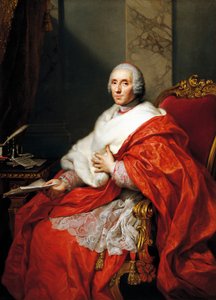 Portret kardynała Alberico Archinto, autorstwa Antona Raphaela Mengsa, olej na płótnie autorstwa Anton Raphael Mengs