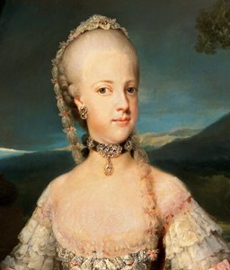 Portret Marii Karoliny Austrii (Mary Carolina, Maria Carolina) autorstwa Anton Raphael Mengs