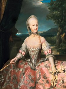 Portret Marii Karoliny Austrii (Mary Carolina, Maria Carolina) autorstwa Anton Raphael Mengs