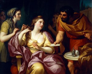 Semiramis wita wieści o buncie babilońskim, autorstwa Antona Raphaela Mengsa autorstwa Anton Raphael Mengs