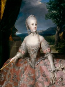 Hiszpański:  María Carolina de Habsburgo-Lorena, reina de Nápoles Maria Karolina Habsbursko-Lotaryńska, królowa Neapolu autorstwa Anton Raphael Mengs